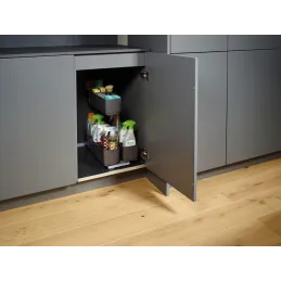 Potpuno izvlačna košara Cleaning agent K-Line / Antracit