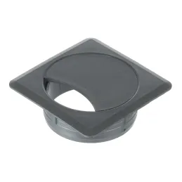 Prolaznica za kabele QUADRO PVC / Srebrna