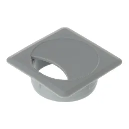 Prolaznica za kabele QUADRO PVC / Svjetlosiva