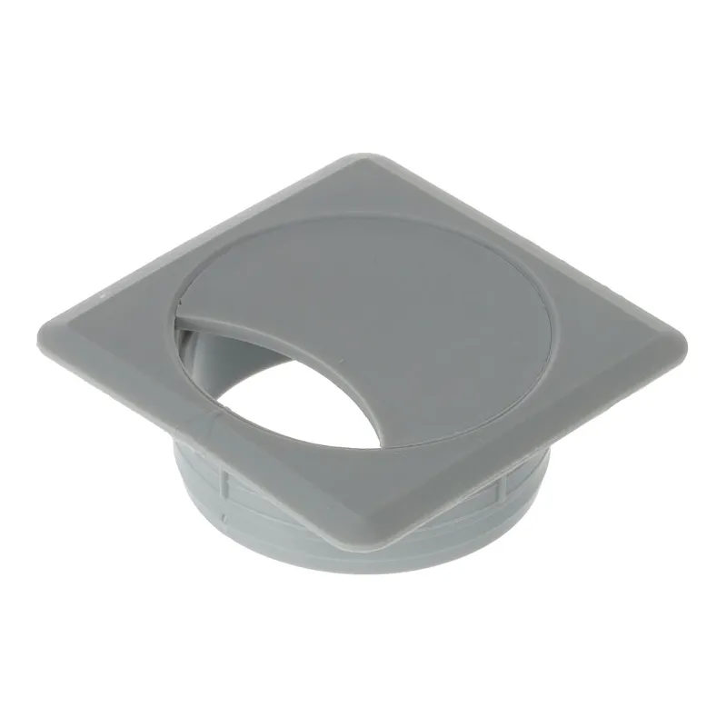 Prolaznica za kabele QUADRO PVC / Svjetlosiva