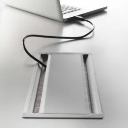 Prehod za kabele ASA DUAL 316 x 148 / Crna mat