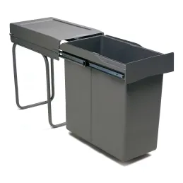 Izvlačna kanta za otpad LINEA 300mm - 1x40L / Antracit