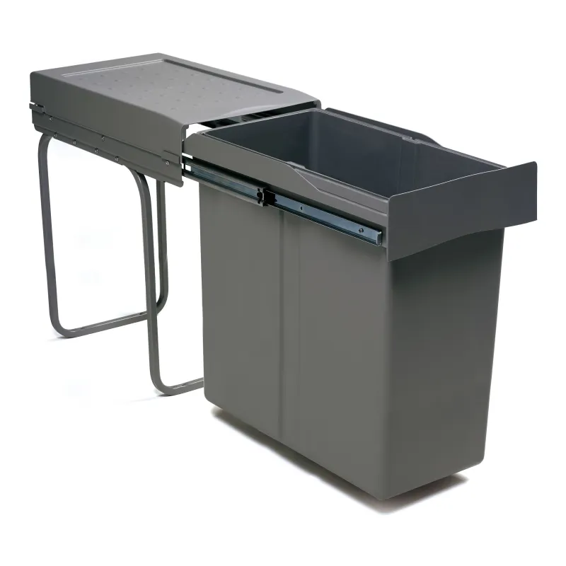 Izvlačna kanta za otpad LINEA 300mm - 1x40L / Antracit