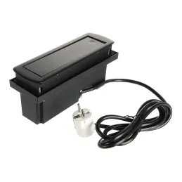 Izvlačiva električna utičnica CIZO 2x230 + 2xUSB - SCHUKO / Crna