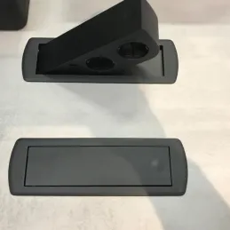 Izvlačiva električna utičnica CIZO 2x230 + 2xUSB - SCHUKO / Crna