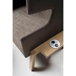 Električna utičnica Twist 2x 230V SCHUKO / Nehrđajući čelik