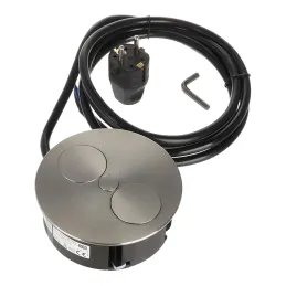 Električna utičnica Twist 2x 230V SCHUKO / Nehrđajući čelik