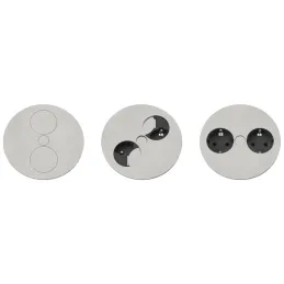 Električna utičnica Twist 2x 230V SCHUKO / Nehrđajući čelik