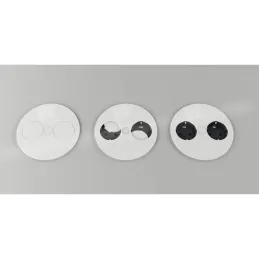 Električna utičnica Twist 2x 230V SCHUKO / Bijela mat