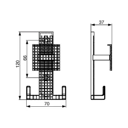 Vješalica GOVANNI DUO / Staromjed