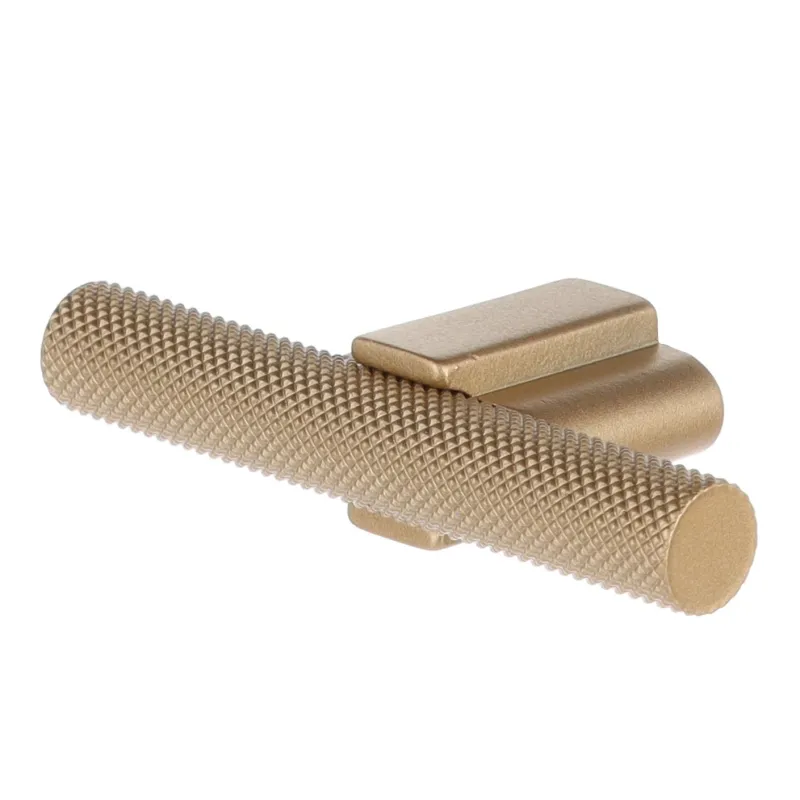 Ručka knopka MAGENTA / Zlatna mat