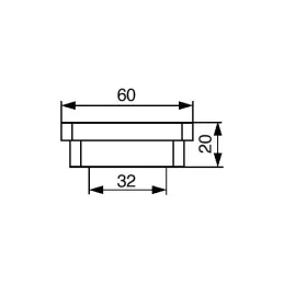 Drvena ručka XANDER / Crna