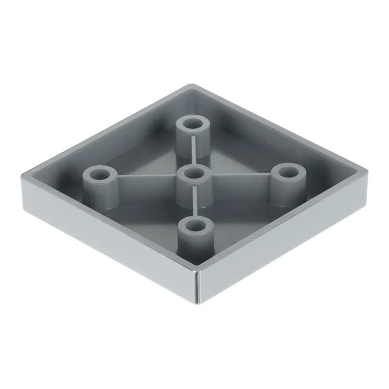 Plastična nožica 10 mm 60x60 / Sjajni krom