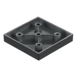 Plastična nožica 10 mm 60x60 / Crna