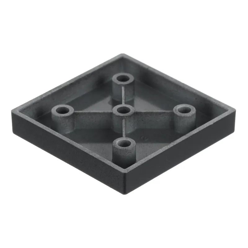 Plastična nožica 10 mm 60x60 / Crna