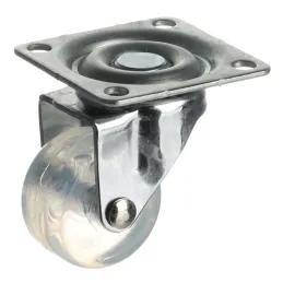 Namještajni kotačić SIMPLE bez kočnice 35 mm / Transparentan bistar