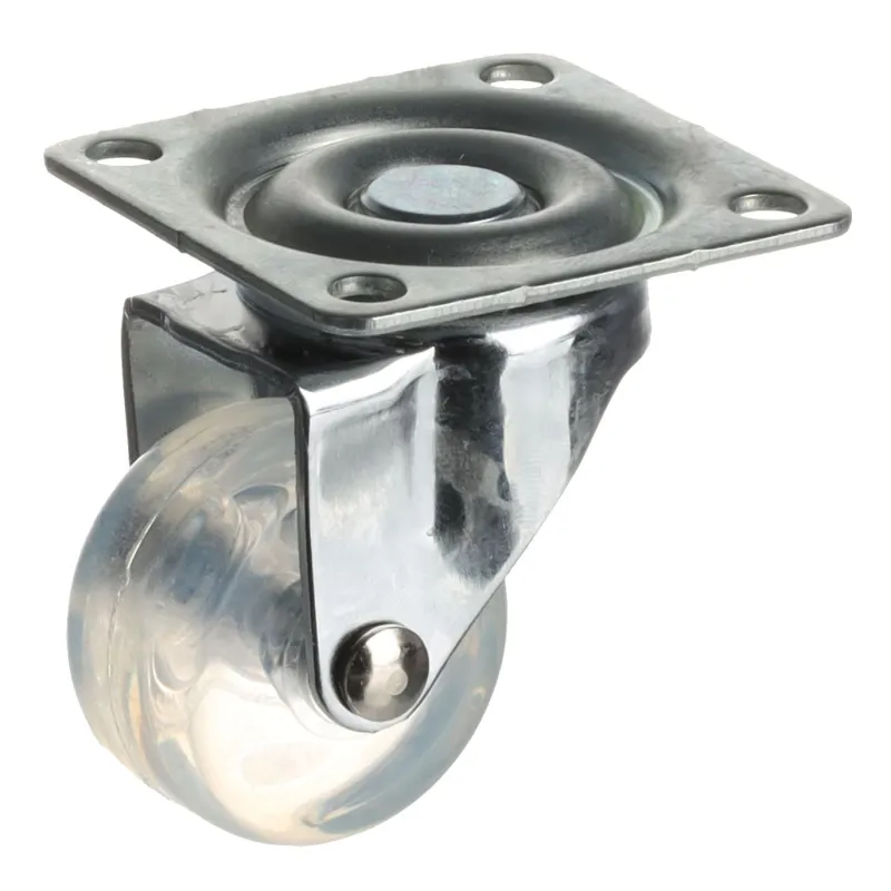 Namještajni kotačić SIMPLE bez kočnice 35 mm / Transparentan bistar