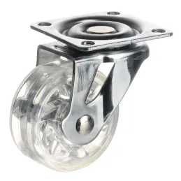 Namještajni kotačić SIMPLE bez kočnice 50 mm / Prozirna čista