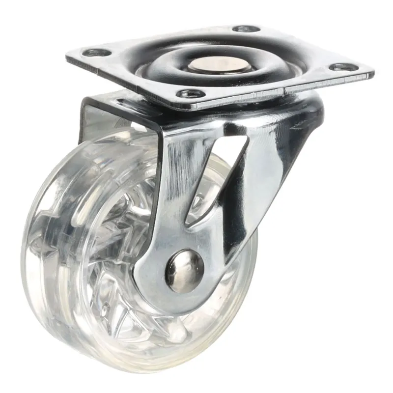 Namještajni kotačić SIMPLE bez kočnice 50 mm / Prozirna čista