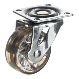 Namještajski kotačić SIMPLE bez kočnice 50 mm / Prozirno smeđa