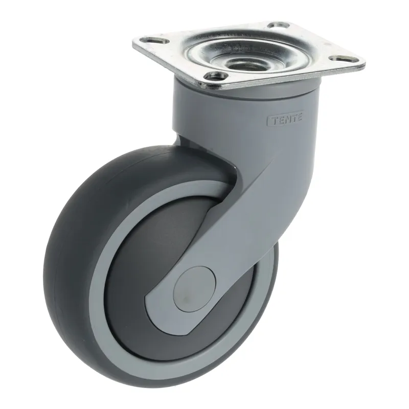 TENTE namještajni kotač bez kočnice 5370 - 100 mm / Siva
