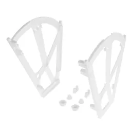 Izvlačni sustav za obuću, dvoredni / Bijeli - par