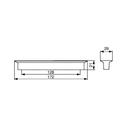 Úchytka SABIN / Plava