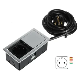 Električna utičnica VersaHit Mono 1 x 230V SCHUKO / Nehrđajući čelik