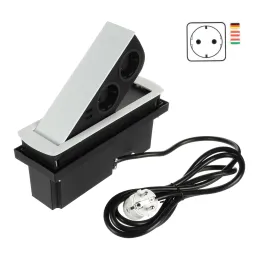Utičnica na izvlačenje CIZO 2x230 + 2xUSB - SCHUKO / Bijela