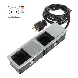 Električna utičnica VersaHit Mono Combi SCHUKO 2 x 230V / Nehrđajući čelik