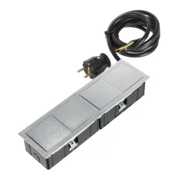 Električna utičnica VersaHit Mono Combi SCHUKO 1 x 230V + USB A / Nehrđajući čelik