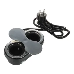 Interijer utičnica SWING 2 x 230 V FRENCH / Nehrđajući čelik