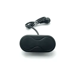 Unutarnja utičnica SWING SCHUKO 2 x 230 V / Crna mat