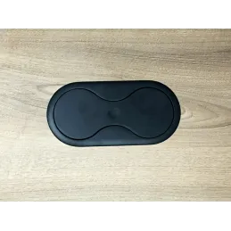 Unutarnja utičnica SWING SCHUKO 2 x 230 V / Crna mat