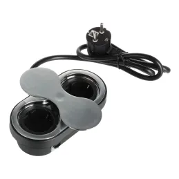 Unutarnja utičnica SWING 2 x 230 V SCHUKO / Nehrđajući čelik