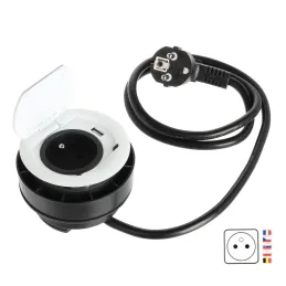 Unutarnja utičnica RING FRENCH 1 x 230 V + 1 x USB / Bijela mat
