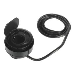 Unutarnja utičnica RING SCHUKO 1 x 230 V + 1 x USB / Crna mat