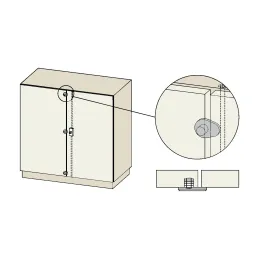Vrata zaustavljivač / Hrast