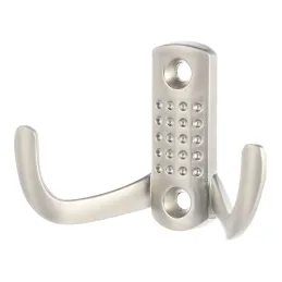 Namještajna kuka BRUNO Mini / Nikl satén