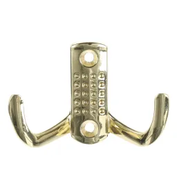 Namještajna kuka BRUNO Mini / Zlatno sjajna