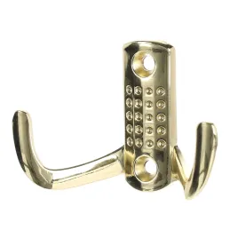 Namještajna kuka BRUNO Mini / Zlatno sjajna