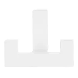 Vješalica TELGADO DUO / Bijela mat