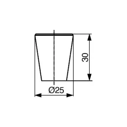 Gumb JETA / Aluminij