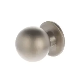 Gumb BALL 20 mm / Nikel saten