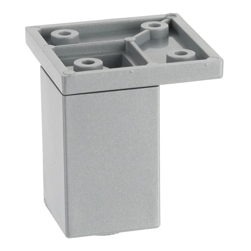 Plastična nožica 33x33 mm / Siva