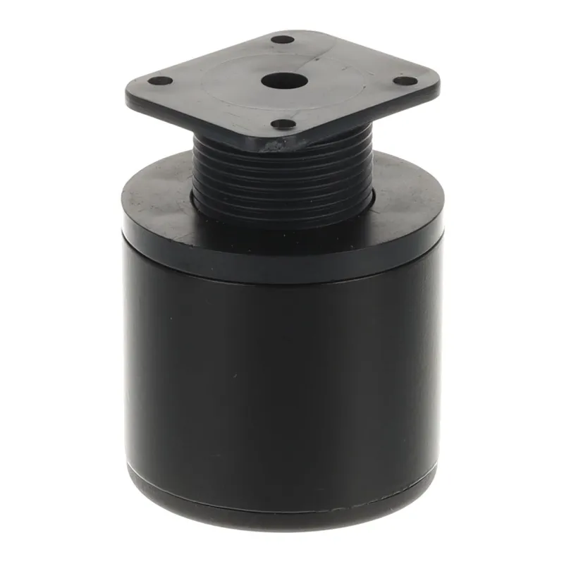 Okrugla namještajna nogica 60 / Crna mat