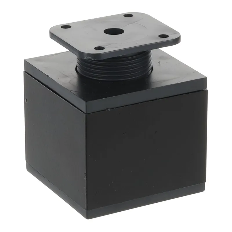 Namještajna nožica 60 x 60 / Crna mat