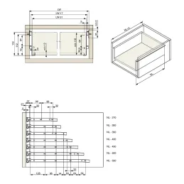 Metalbox RIEX 118 mm / Bijela