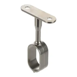 Središnji držač za ovalnu vješalačku šipku / Krom