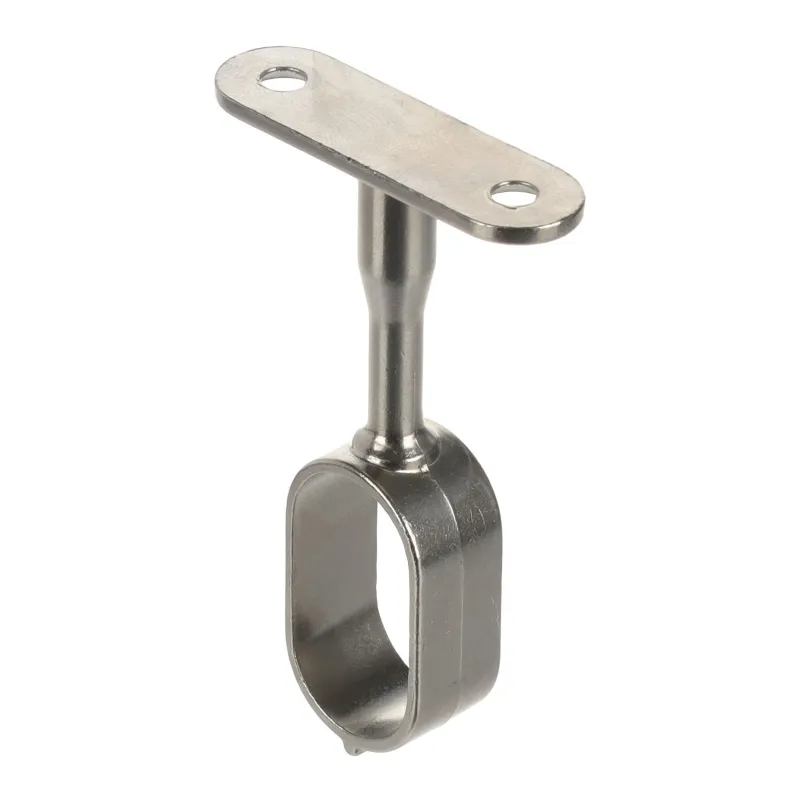 Središnji držač za ovalnu vješalačku šipku / Krom